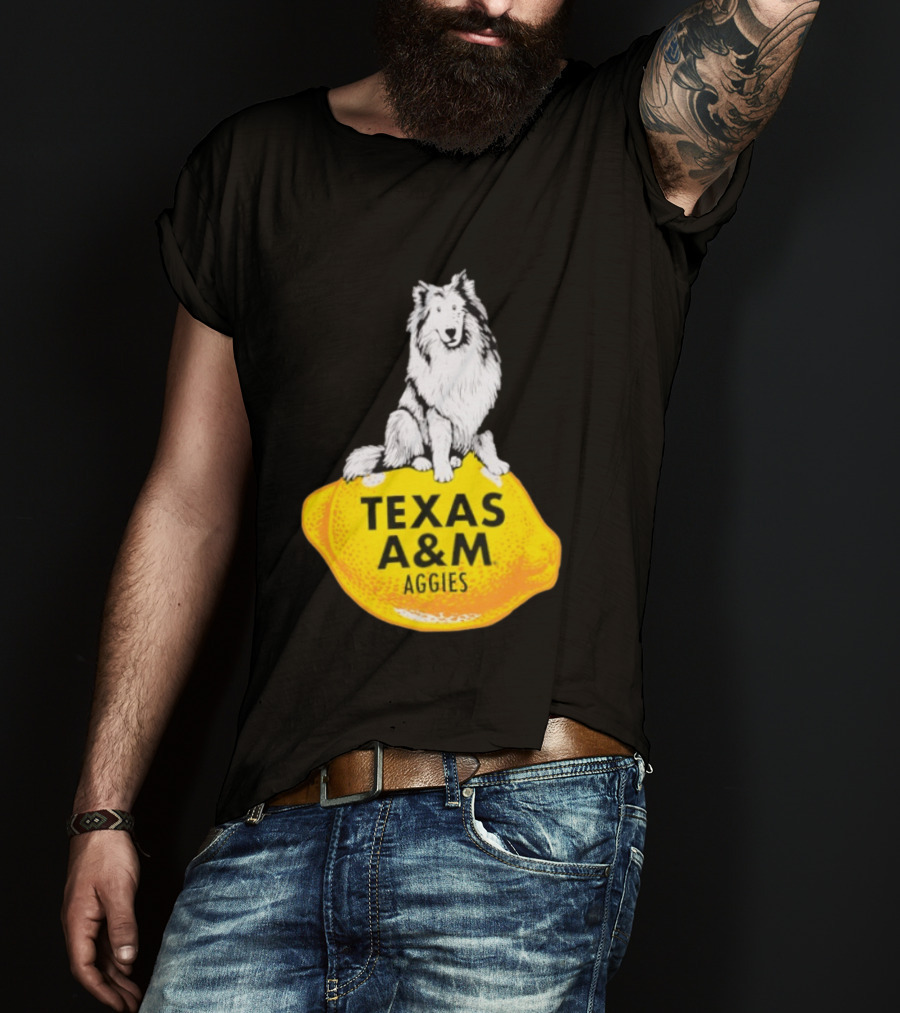 Texas A And M Aggies Husky Lemon T-Shirt