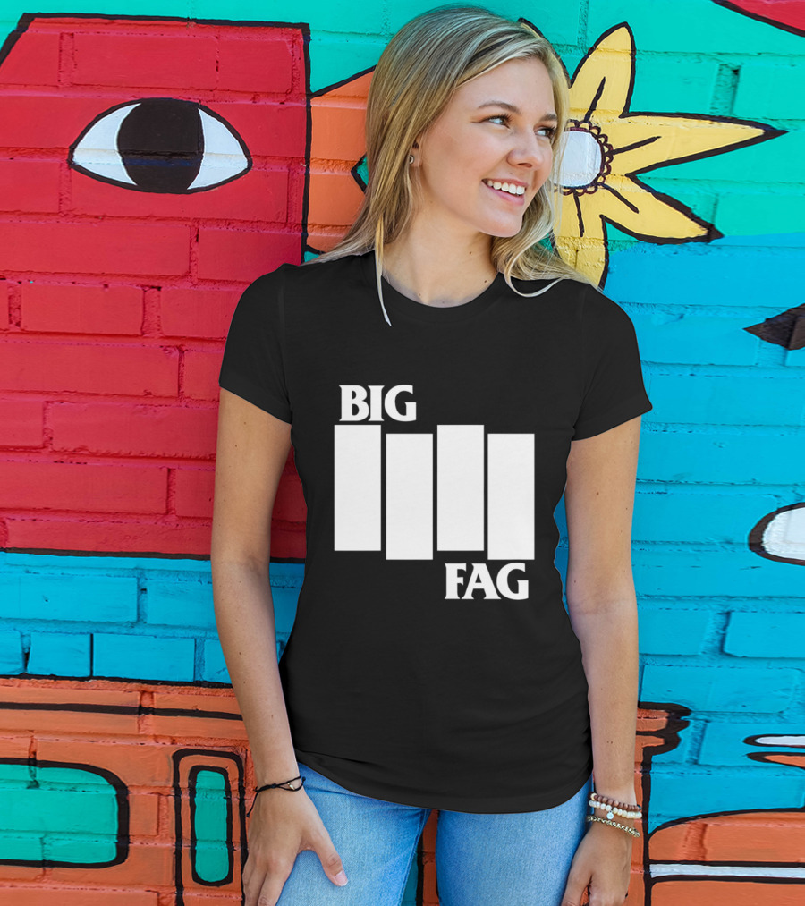 Big Fag Black Flag Bars 2026 T-Shirt