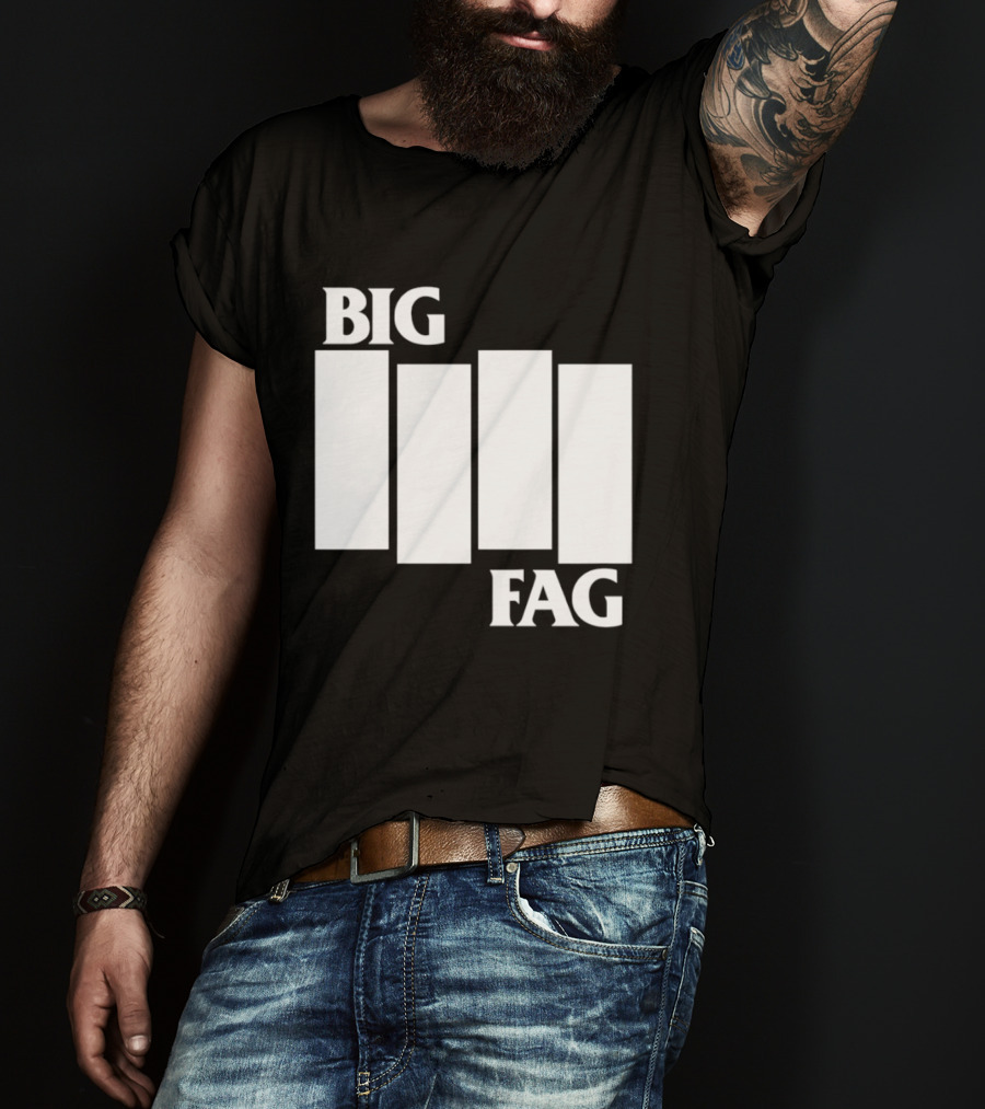 Big Fag Black Flag Bars 2026 T-Shirt