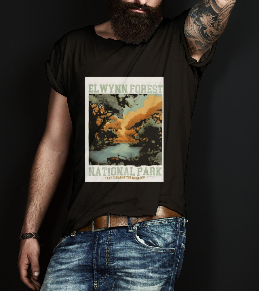Elwynn Forest National Park Stay Clear Of The Murlocs T-Shirt