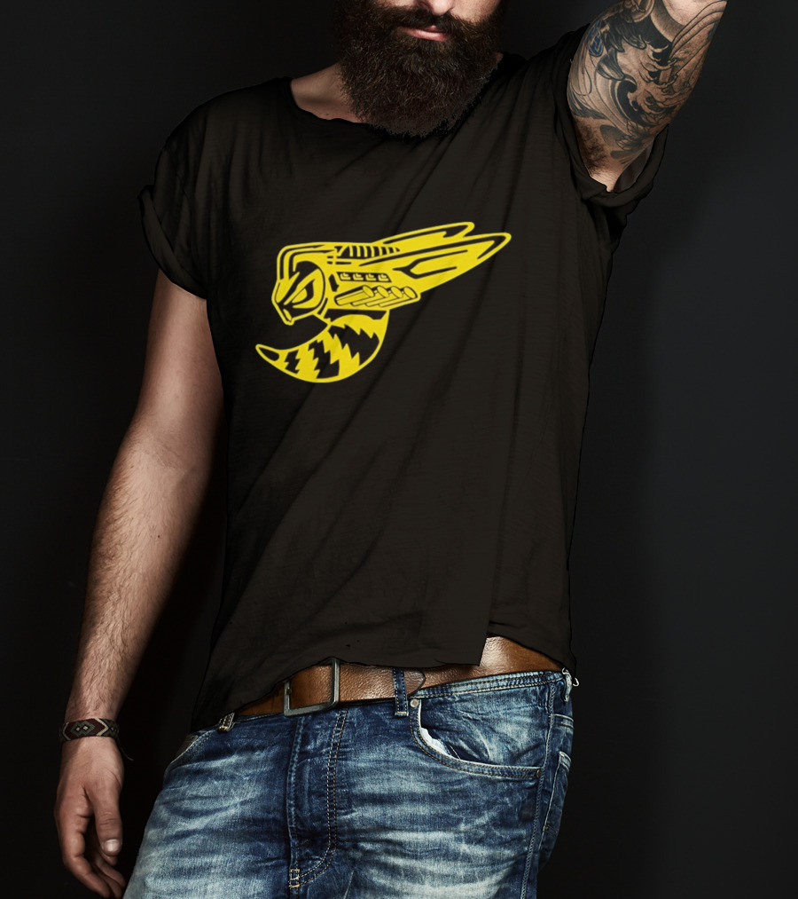 Supercharged Hornet Racing Style Yellow Black Hornet T-Shirt