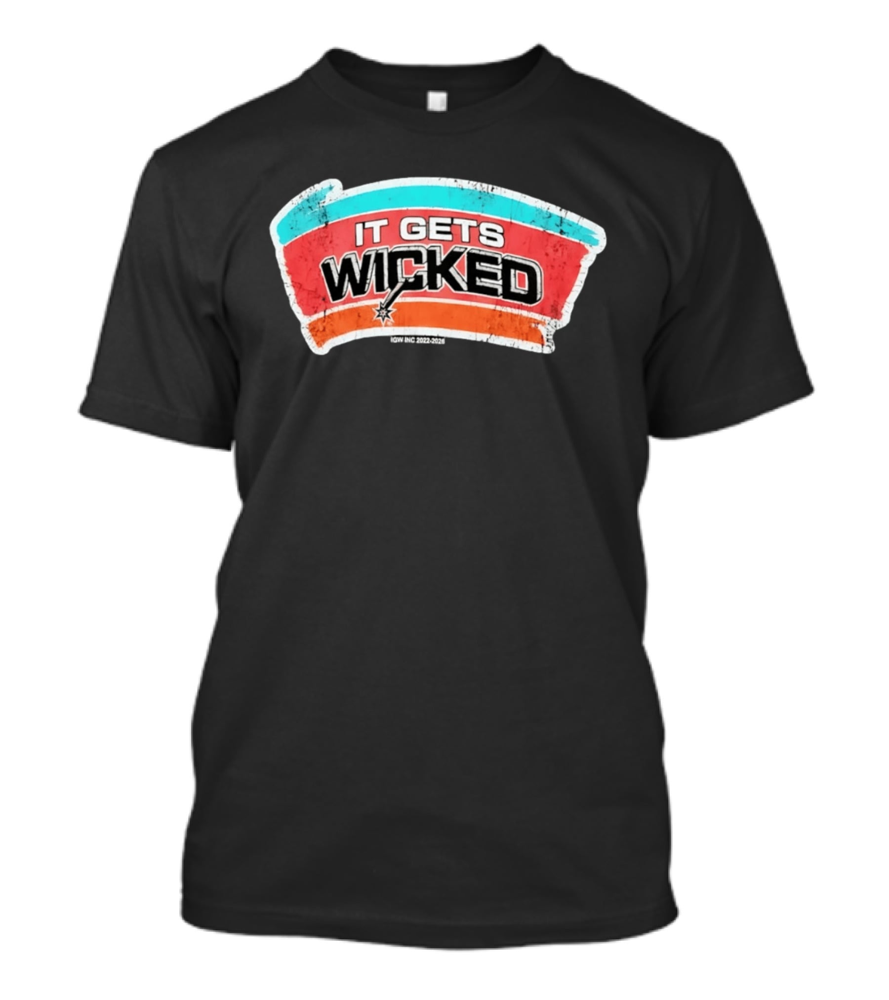 It Gets Wicked Spurs Fiesta Distressed Retro Vintage 2023 T-Shirt