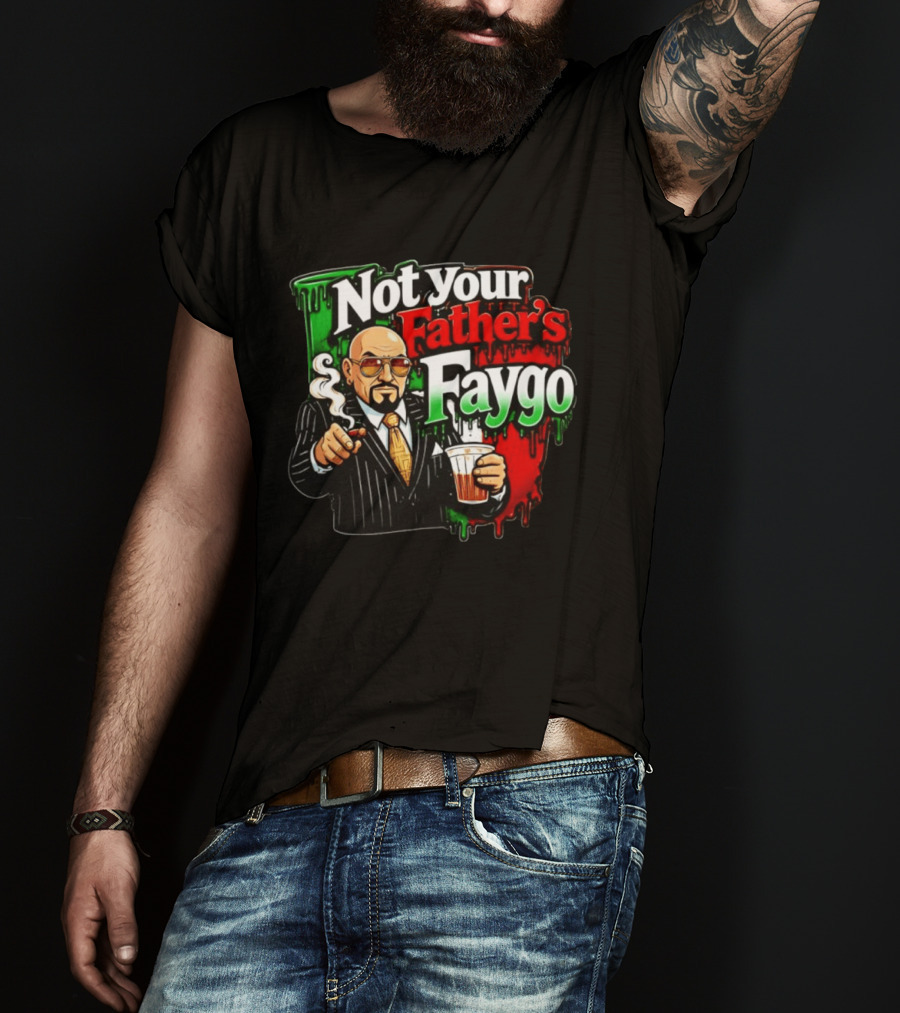 Not Your Father's Faygo Gangster Italian Flag Dripping T-Shirt