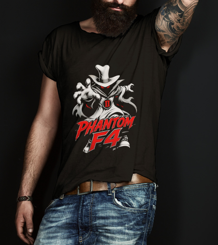Phantom F4 Red Eyes Top Hat Cloaked Specter II T-Shirt