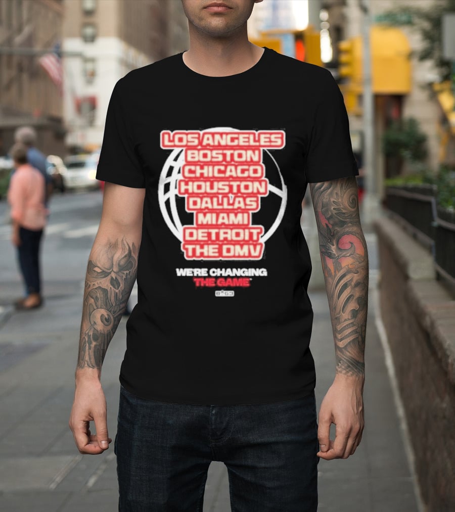 Big3 9Th Wonder In The Summer Los Angeles Boston Chicago Houston Dallas Miami Detroit The DMV T-Shirt