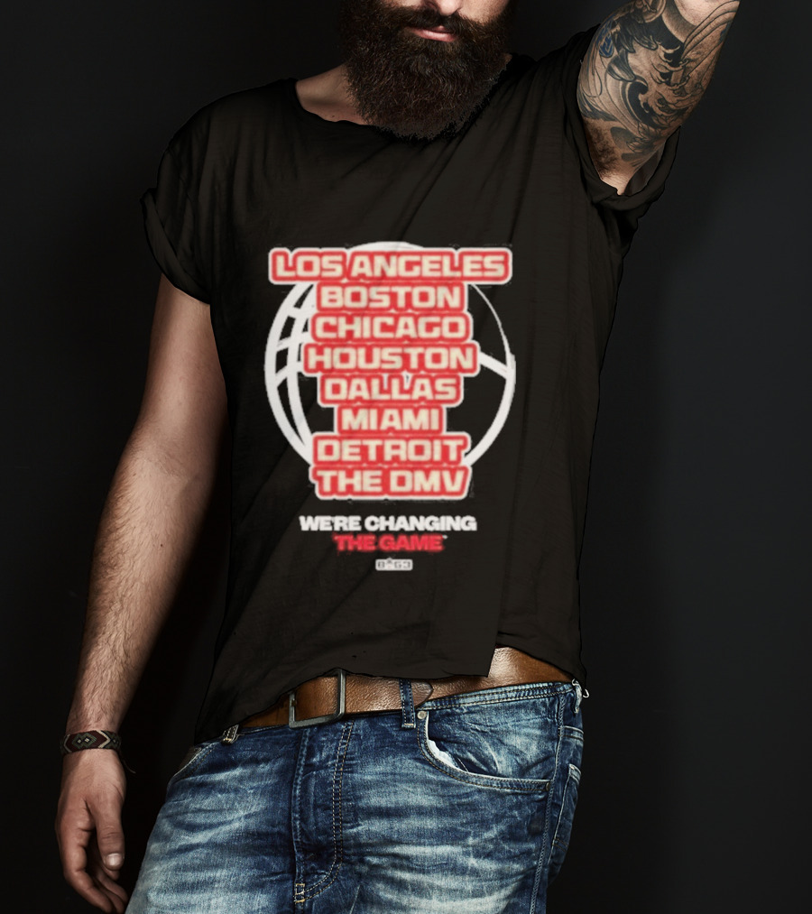 Big3 9Th Wonder In The Summer Los Angeles Boston Chicago Houston Dallas Miami Detroit The DMV T-Shirt
