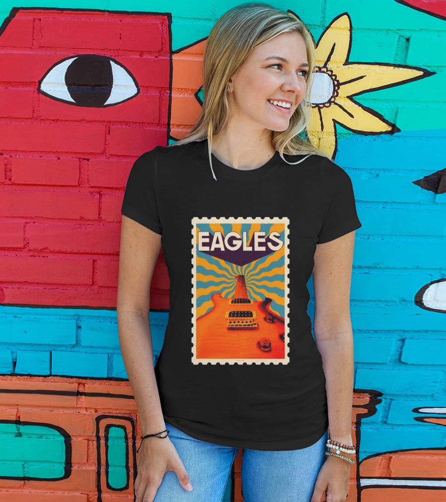 Eagles May 2026 Tour US Psychedelic Guitar Visual T-Shirt