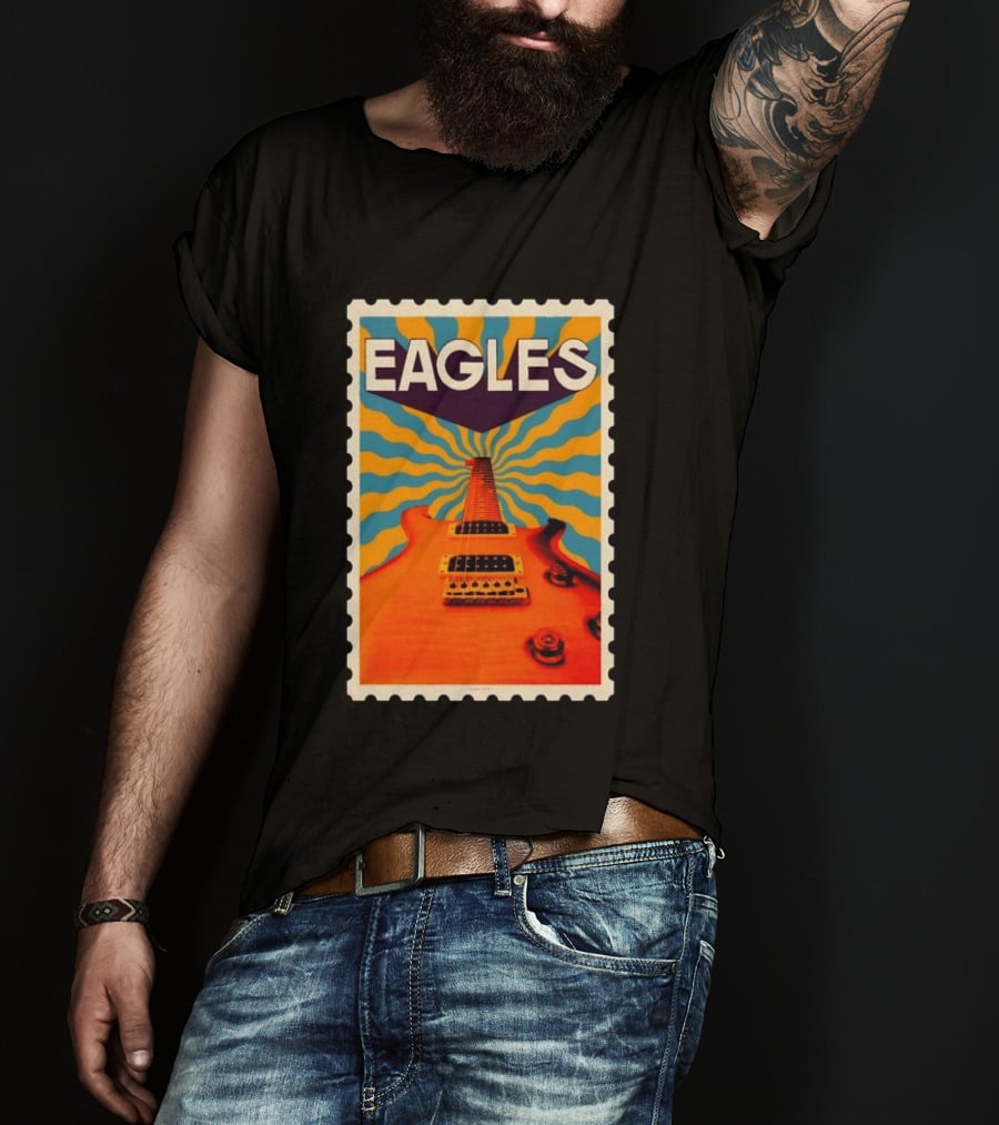 Eagles May 2026 Tour US Psychedelic Guitar Visual T-Shirt