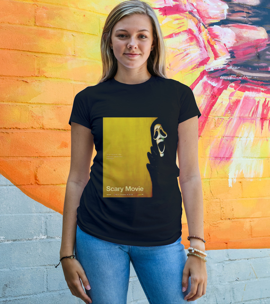 What Happens In The Backroom Stays In The Backroom Scary Movie 6 Backrooms Only In Theatres 06.05.26 T-Shirt