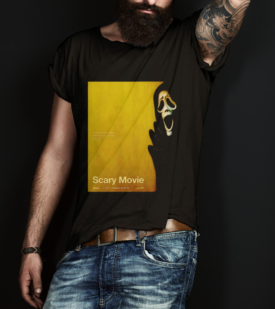 What Happens In The Backroom Stays In The Backroom Scary Movie 6 Backrooms Only In Theatres 06.05.26 T-Shirt