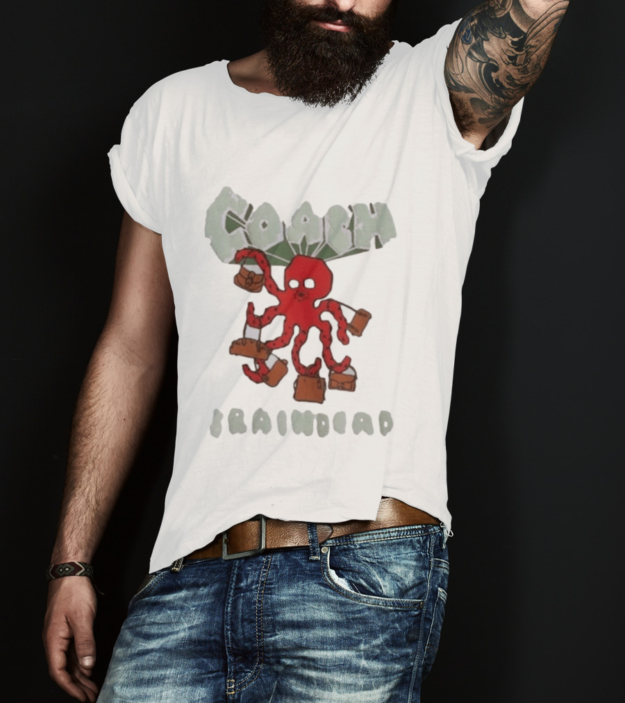 Coach Brain Dead Octopus With Bags T-Shirt