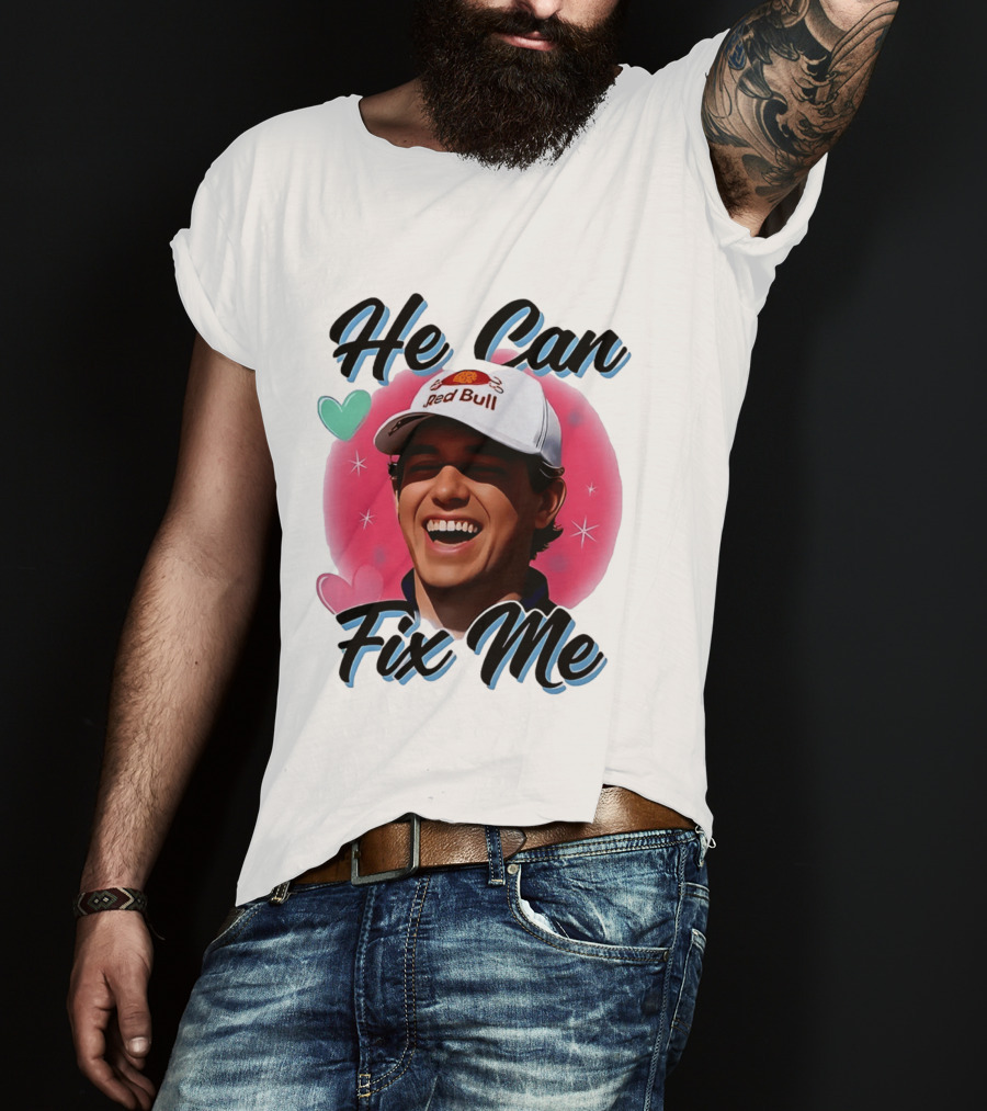 He Can Fix Me Jett Lawrence Red Bull Cap T-Shirt