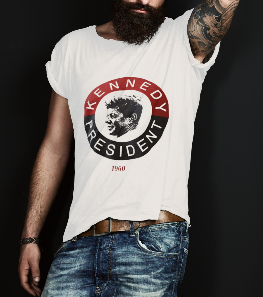 Kennedy President 1960 Vintage Campaign T-Shirt
