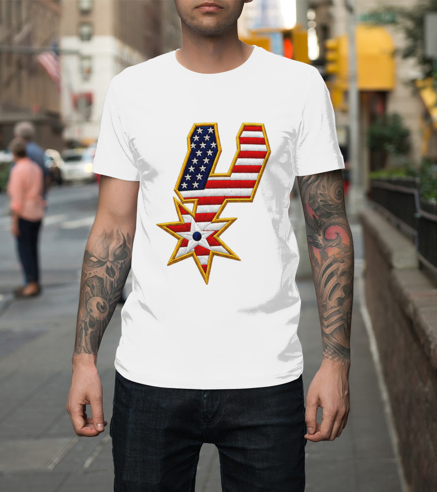 America 250th Anniversary Spurs Stars And Stripes T-Shirt