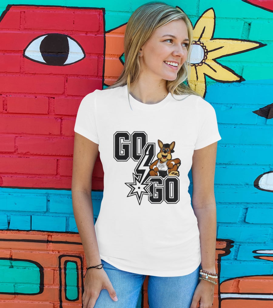 San Antonio Spurs NBA Go Go Spurs Nation Coyote T-Shirt