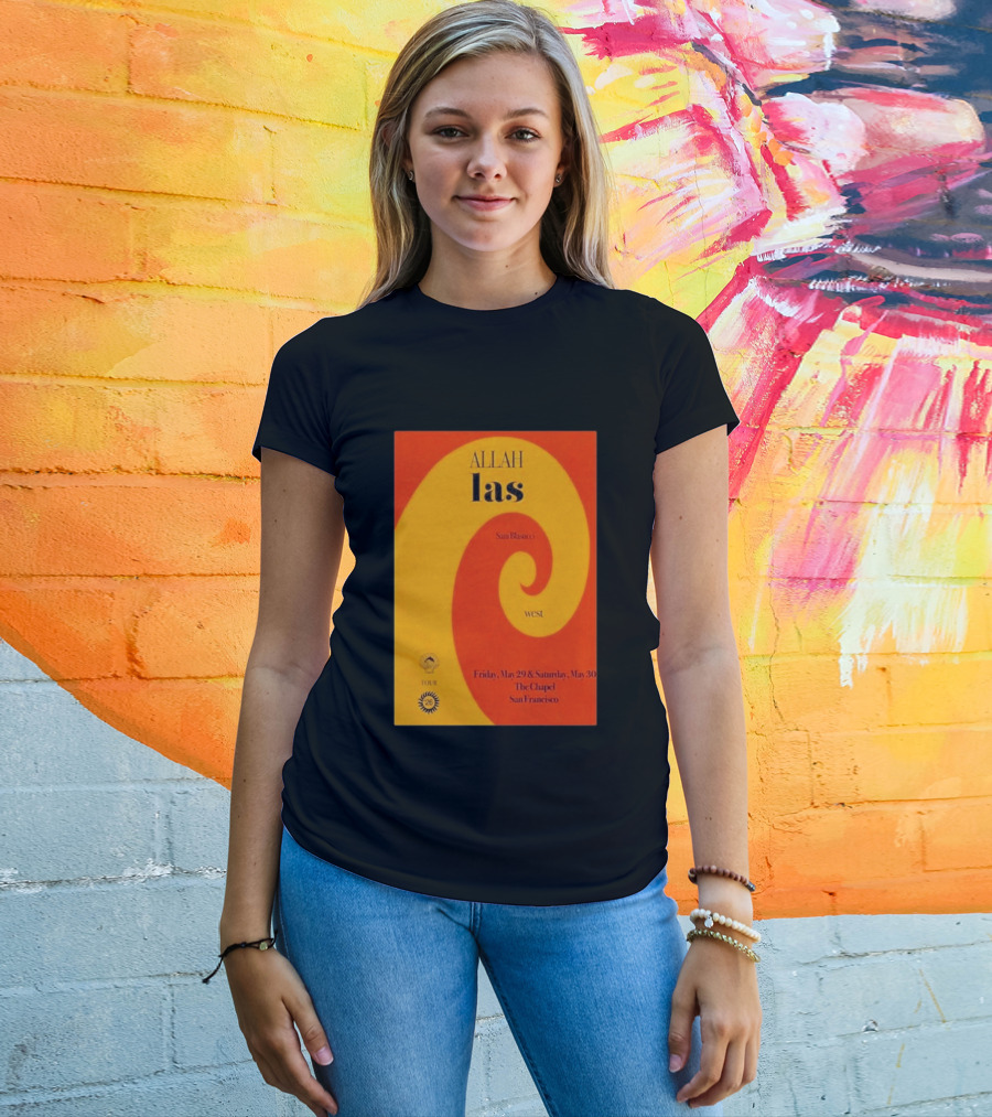 Allah Las Sam Blasucci The Chapel San Francisco May 29 30 2026 Tour West T-Shirt