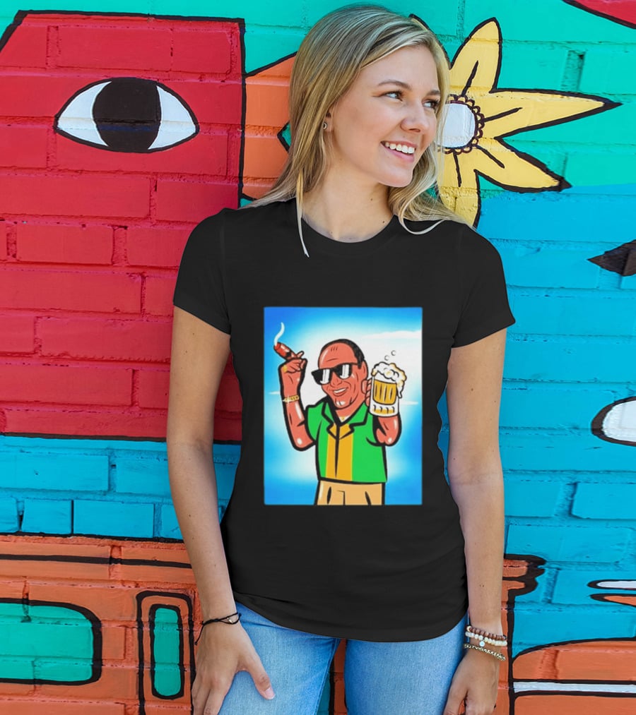 Boss Beer And Cigars Summer Vibes Retro Style Celebration T-Shirt