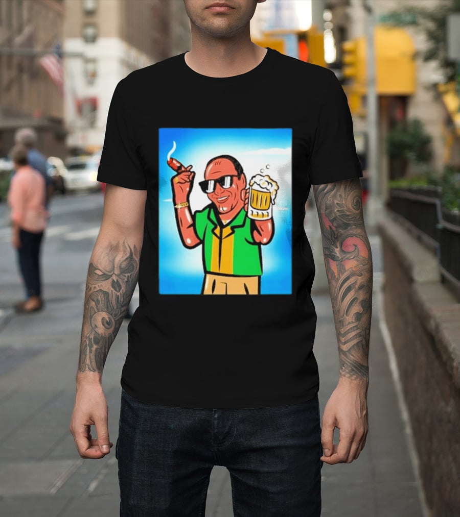 Boss Beer And Cigars Summer Vibes Retro Style Celebration T-Shirt