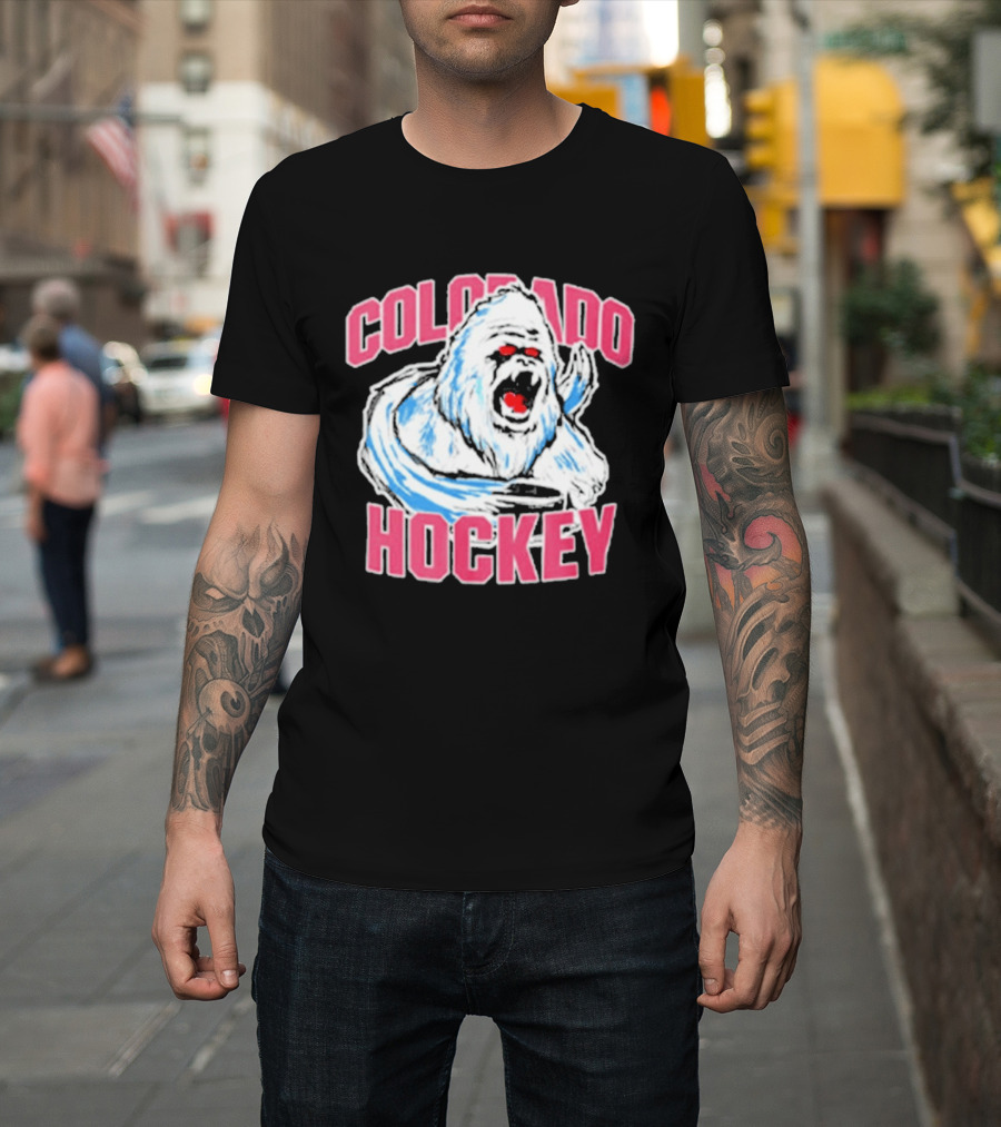 Colorado Hockey Yeti Rampage Cold Weather Beast T-Shirt