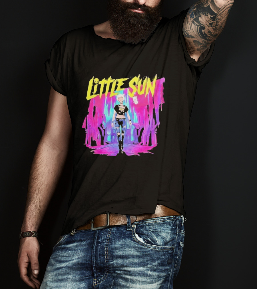 Cyberpunk 2077 Little Sun Neon Street T-Shirt