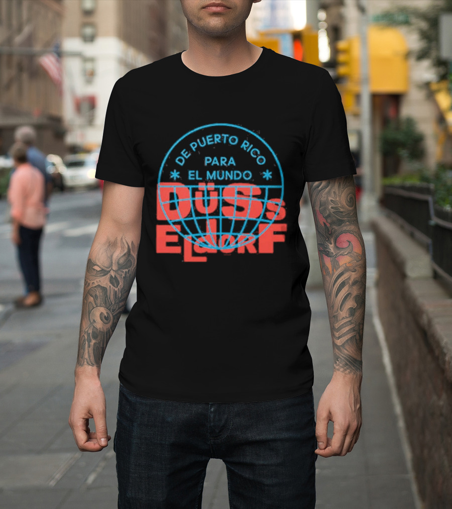 De Puerto Rico Para El Mundo Bad Bunny Dusseldorf T-Shirt