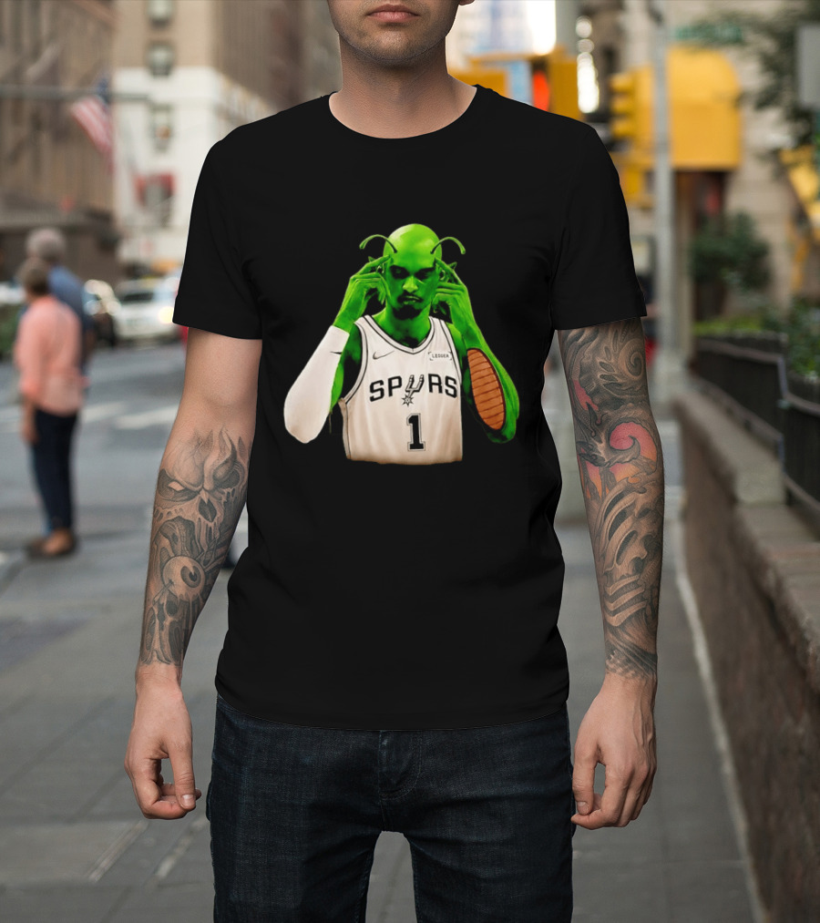 Keldon Johnson Piccolo Crossover San Antonio Spurs NBA 1 Ledger T-Shirt