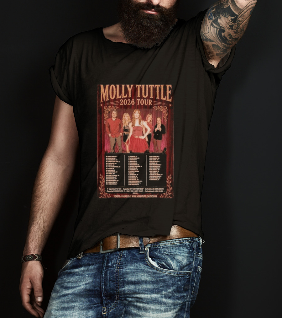 Molly Tuttle 2026 Tour Dates And Locations T-Shirt