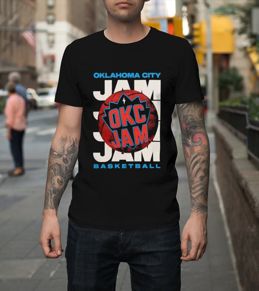 OKC Jam Oklahoma City Basketball Jam Jam Jam T-Shirt