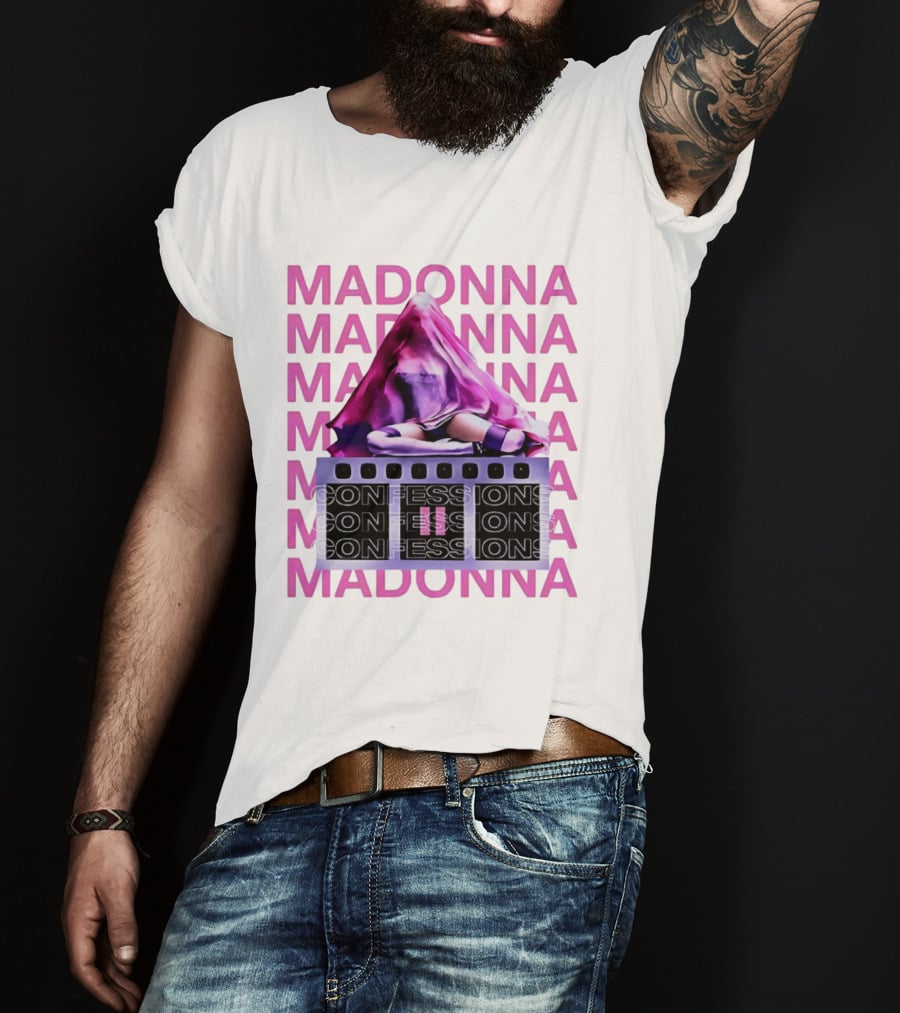 Madonna Confessions II Pink Veil Performance T-Shirt