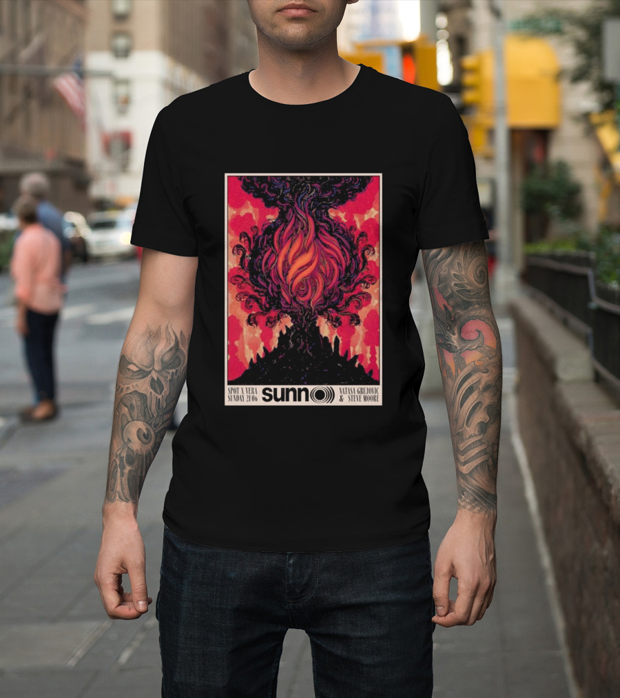 Sunn O Spot X Vera June 21 2026 Groningen NL Natasa Grujovic Steve Moore T-Shirt