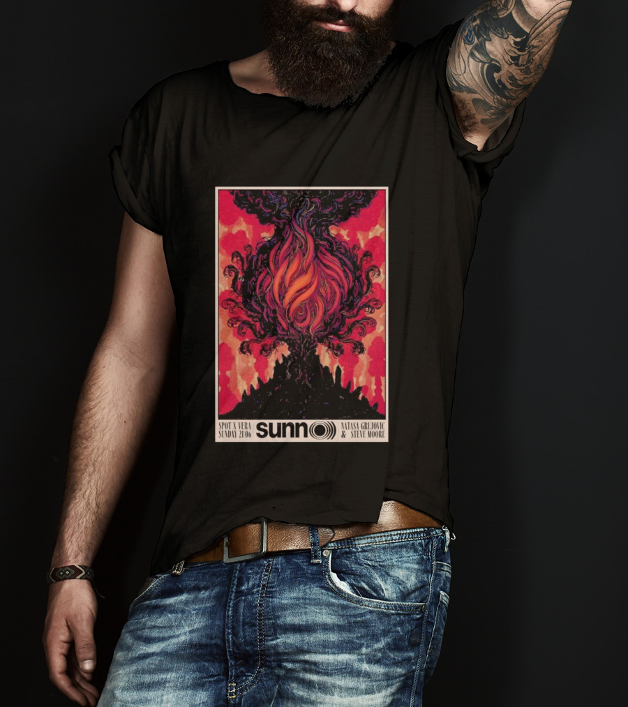 Sunn O Spot X Vera June 21 2026 Groningen NL Natasa Grujovic Steve Moore T-Shirt