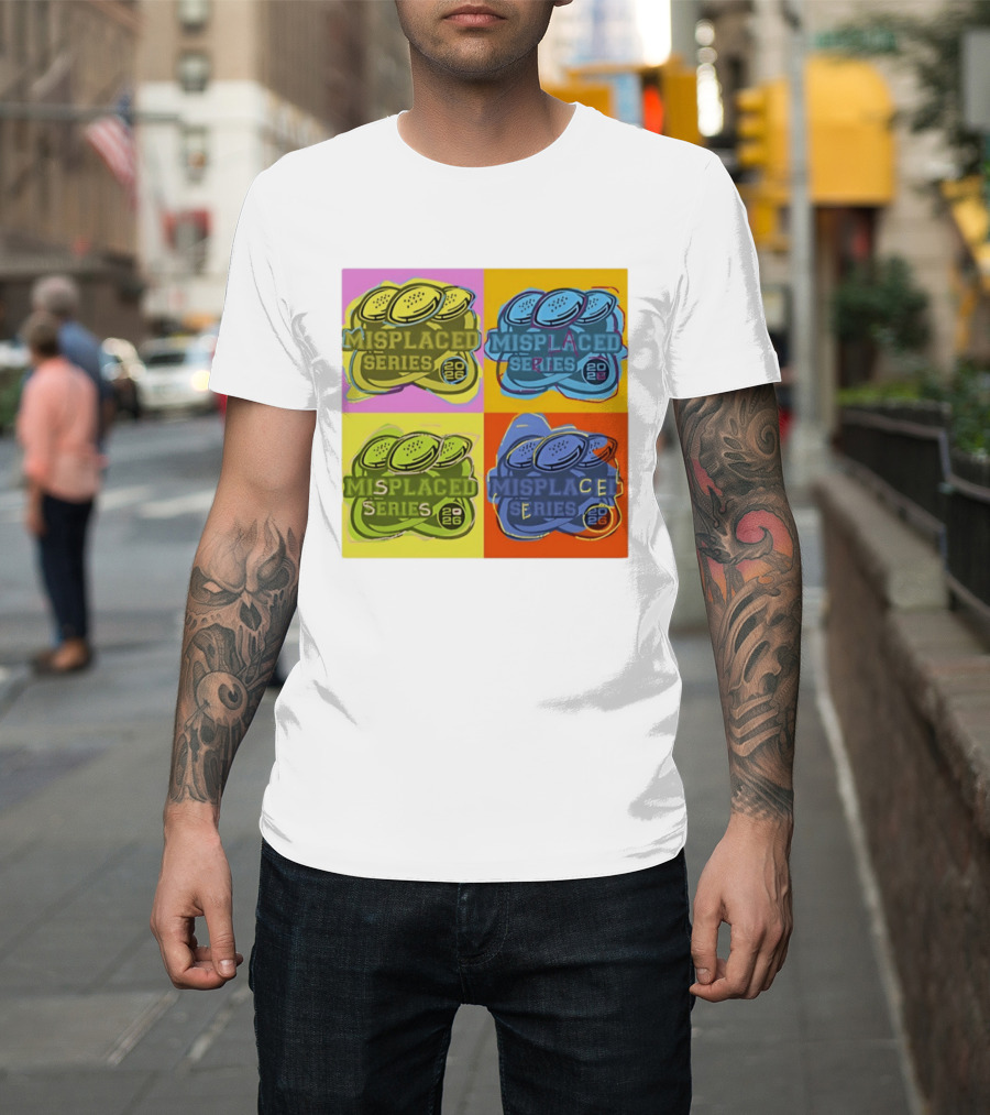 Misplaced Series 2026 Pop Art Coins Quadrant T-Shirt
