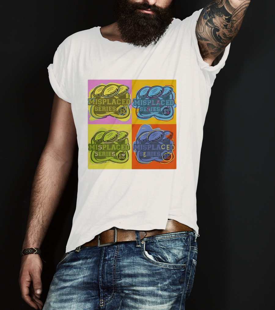 Misplaced Series 2026 Pop Art Coins Quadrant T-Shirt