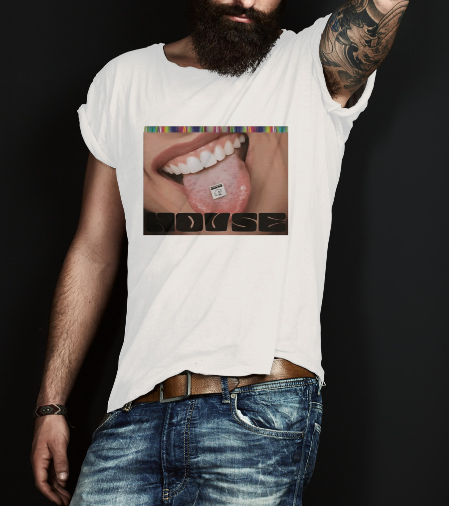 Mushroom Houses World Class Psychedelics House Rave LSD Acid House T-Shirt