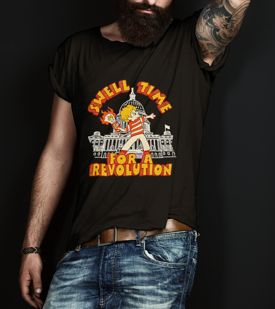 Swell Time For A Revolution Schoolhouse Rock Capitol Dome T-Shirt