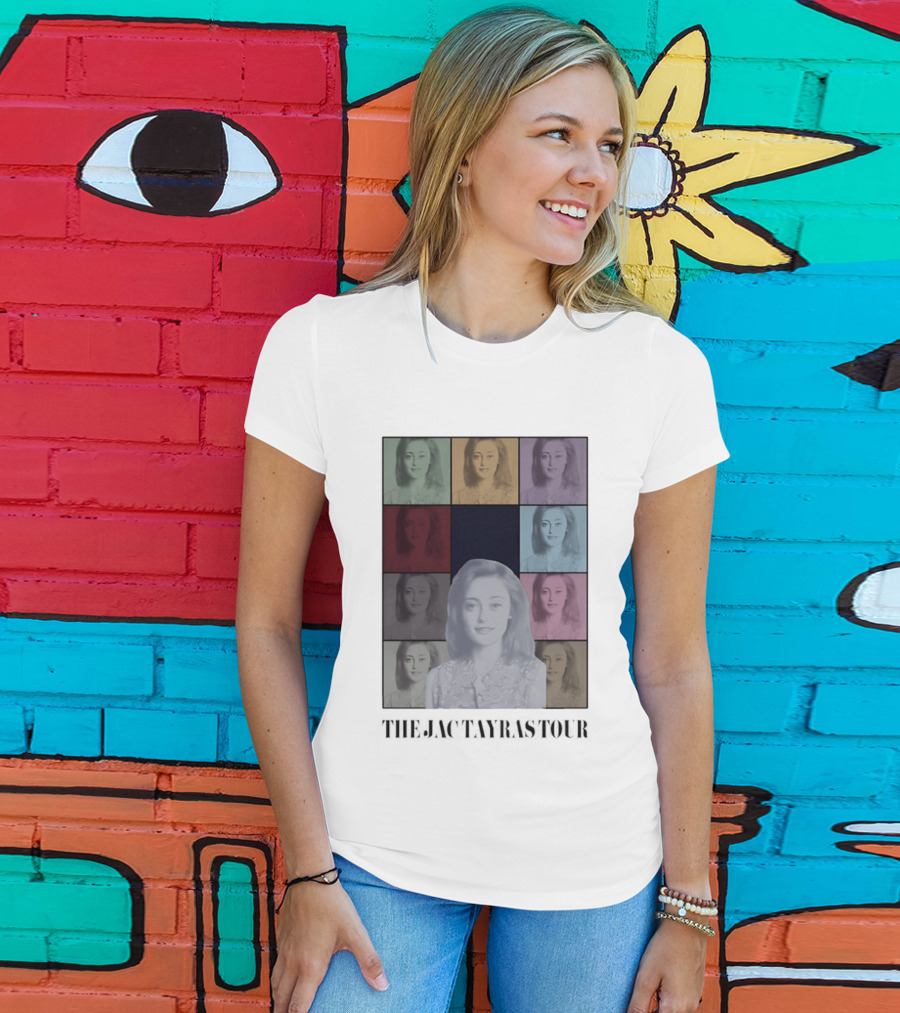 The Jactayras Tour Pop Art Style Multicolor Portrait Collage T-Shirt