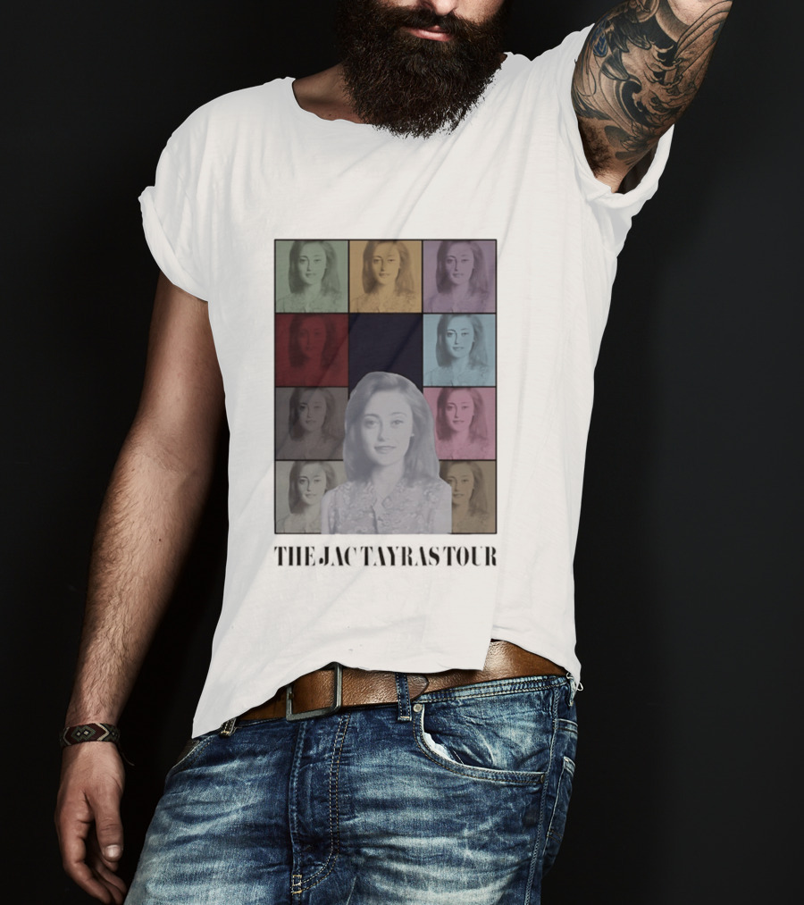 The Jactayras Tour Pop Art Style Multicolor Portrait Collage T-Shirt