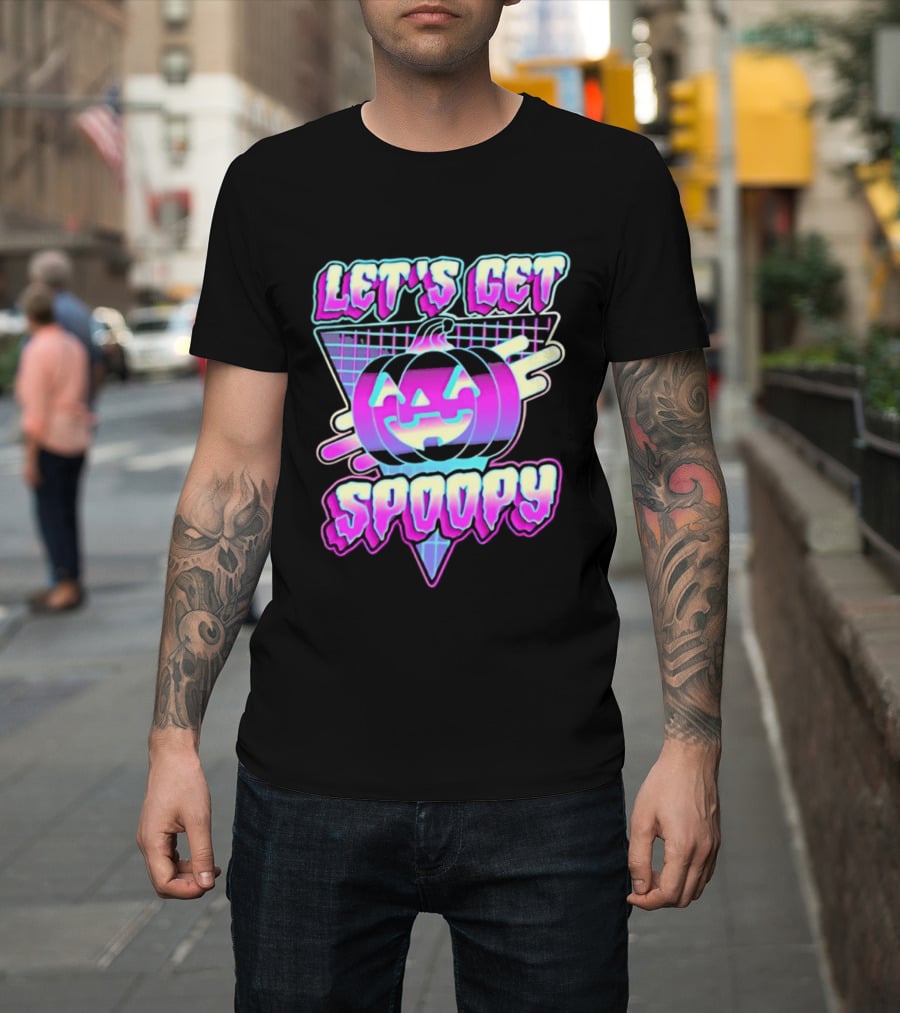Let's Get Spoopy Halloween Pumpkin T-Shirt