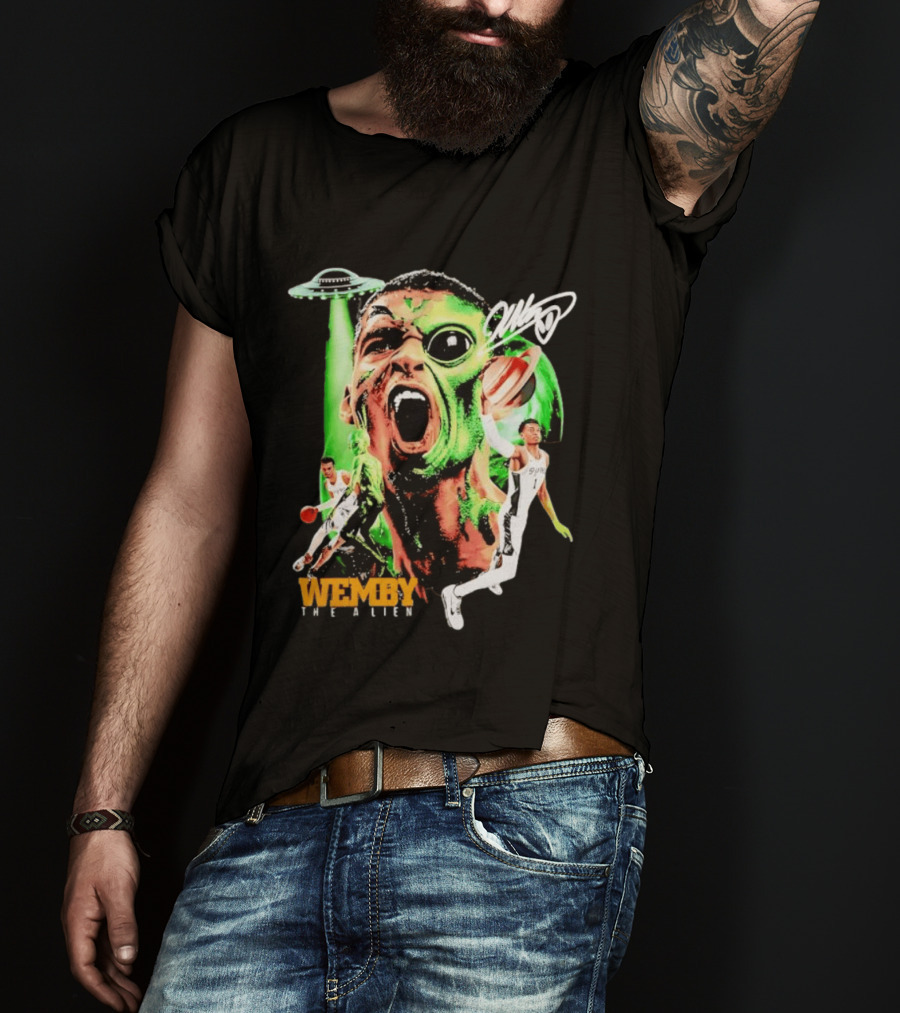 Wemby You Alien Victor Wembanyama San Antonio Spurs 2026 T-Shirt