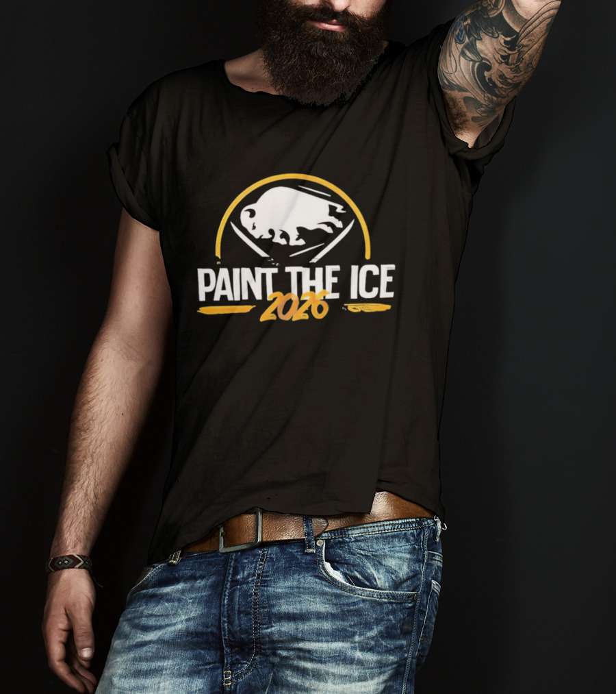 Buffalo Sabres Paint The Ice 2026 T-Shirt