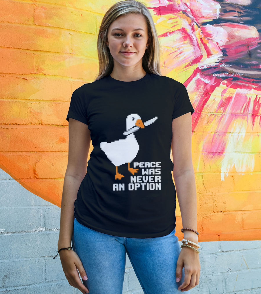 Duck Knife Peace Was Never An Option T-Shirt