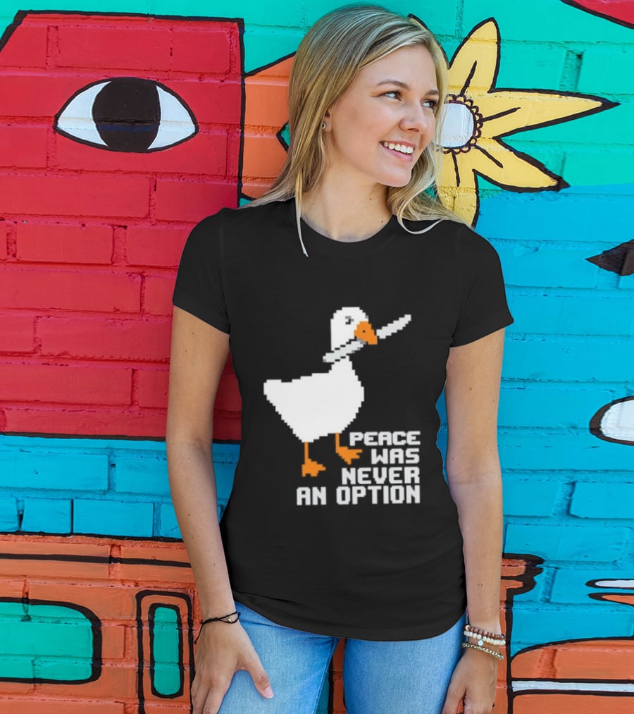Duck Knife Peace Was Never An Option T-Shirt