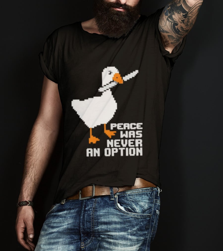 Duck Knife Peace Was Never An Option T-Shirt