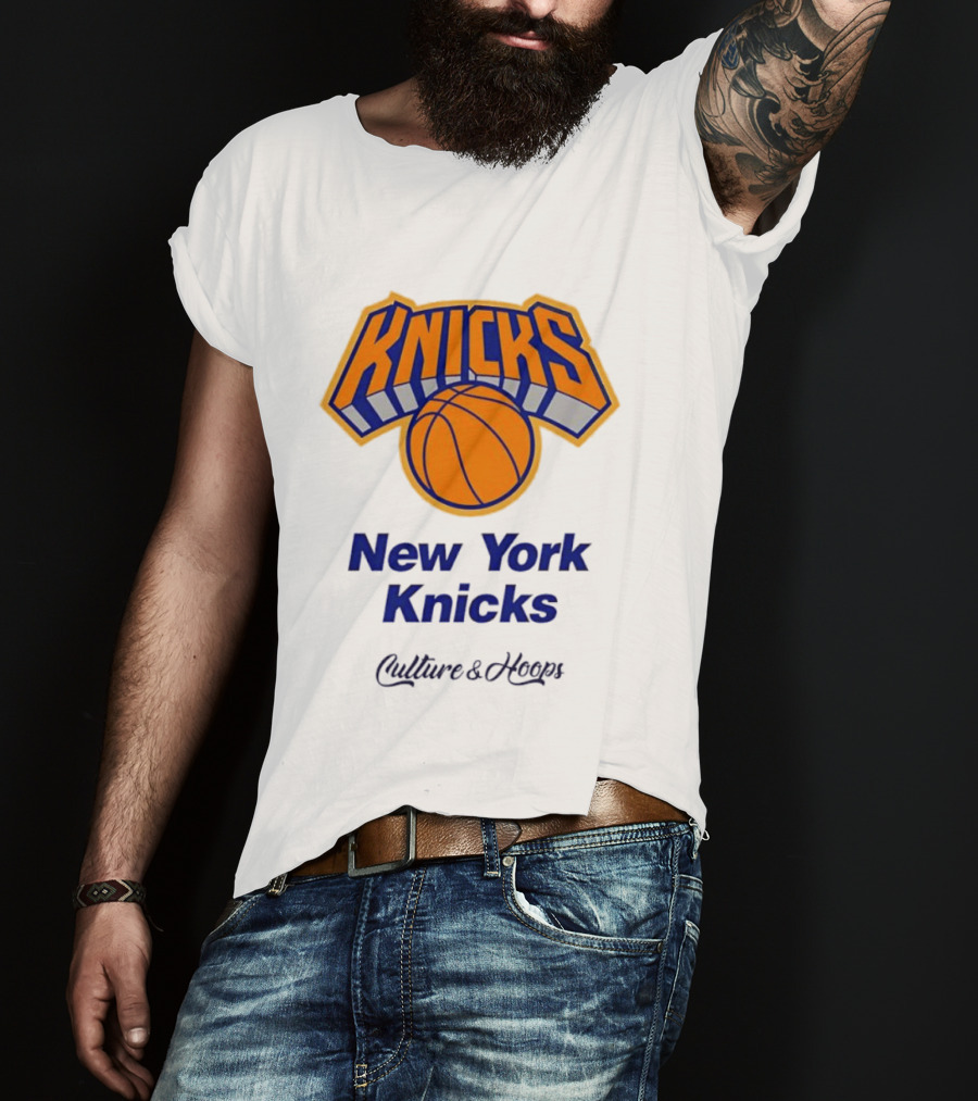 New York Knicks Culture & Hoops Basketball Team T-Shirt