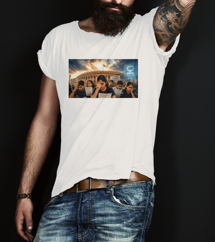 NTA Defends NEET Exam 2021 Retest Before Parliamentary Panel Amid Student Protests T-Shirt