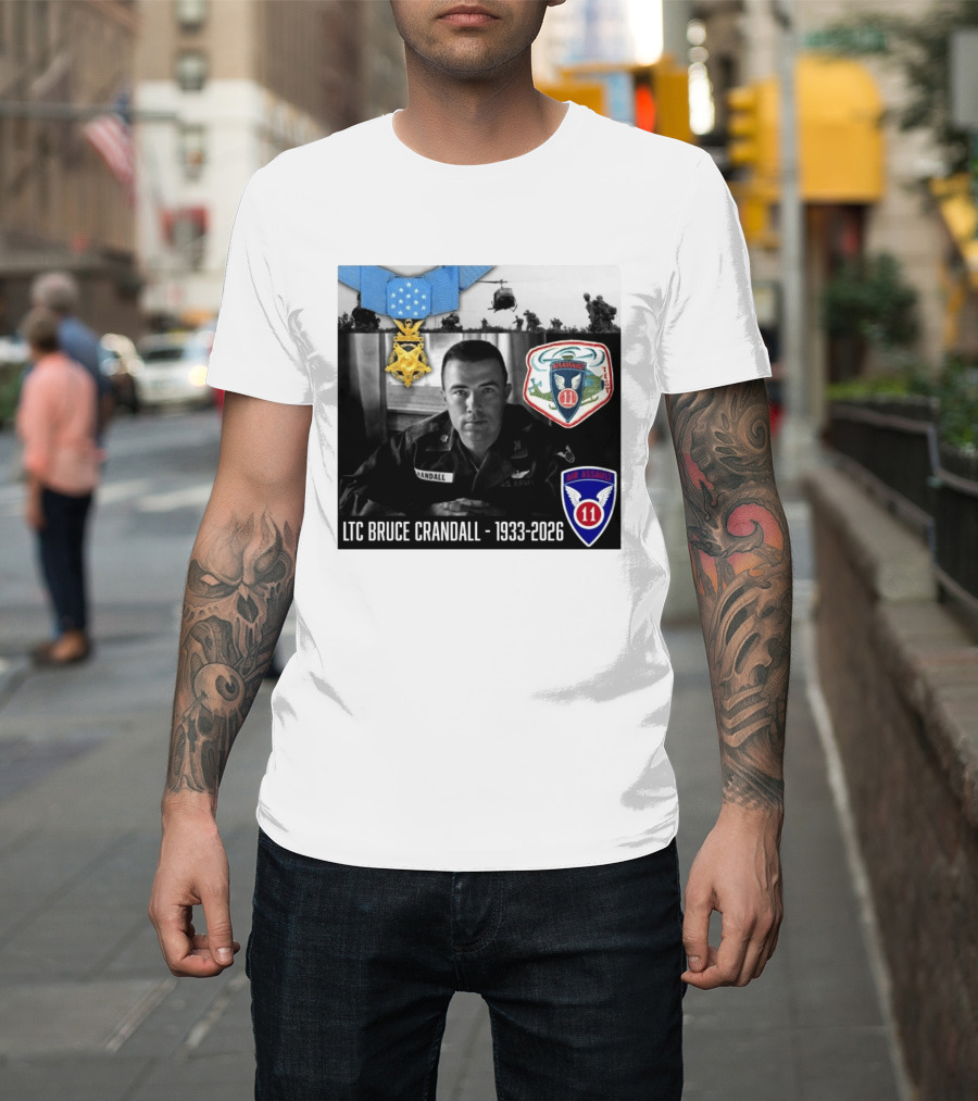 LTC Bruce Crandall Medal Of Honor Air Assault 1933 2026 T-Shirt