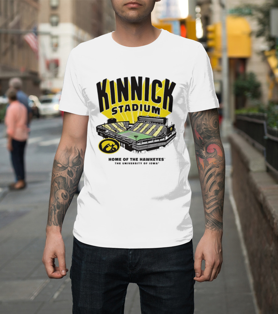 Kinnick Stadium Home Of The Hawkeyes University Of Iowa Football T-Shirt