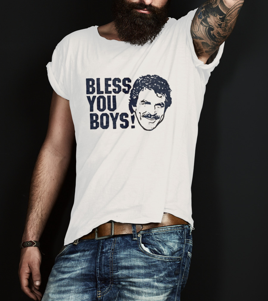 Bless You Boys Tom Selleck Detroit Tigers T-Shirt