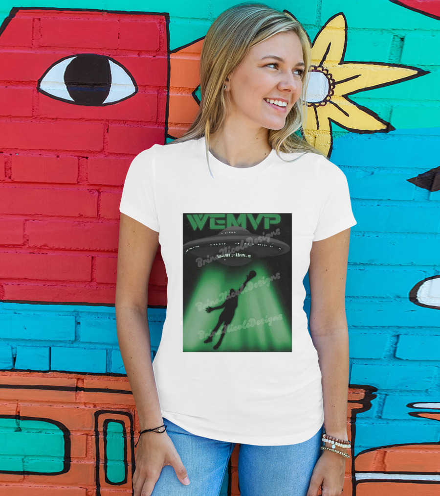 WEMVP Wemby Alien UFO San Antonio Spurs Basketball NBA 2026 T-Shirt