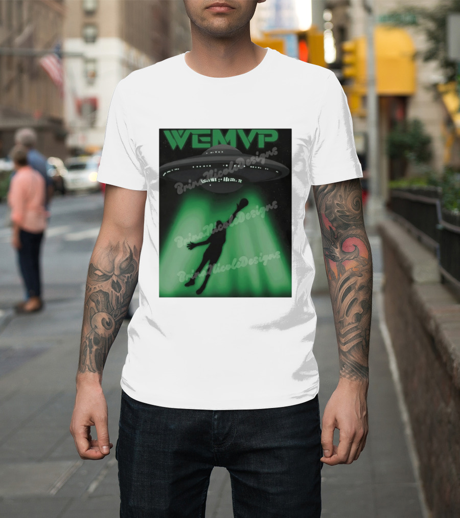 WEMVP Wemby Alien UFO San Antonio Spurs Basketball NBA 2026 T-Shirt